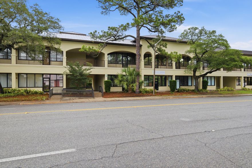 Second floor office space located in Brandon Place on Beal Parkway in Fort Walton Beach. Unit 204 offers approximately 800 square feet and features a flexible layout suitable for a variety of office or professional uses. The space includes a private office, private restroom and brand new carpet throughout. Conveniently located with easy access from Beal Parkway, this unit works well for administrative, consulting, medical, salon, studio, or other professional workspace needs.

CAM fees are $900 per quarter and include elevator maintenance, water, trash, landscaping, and on-site security cameras.
