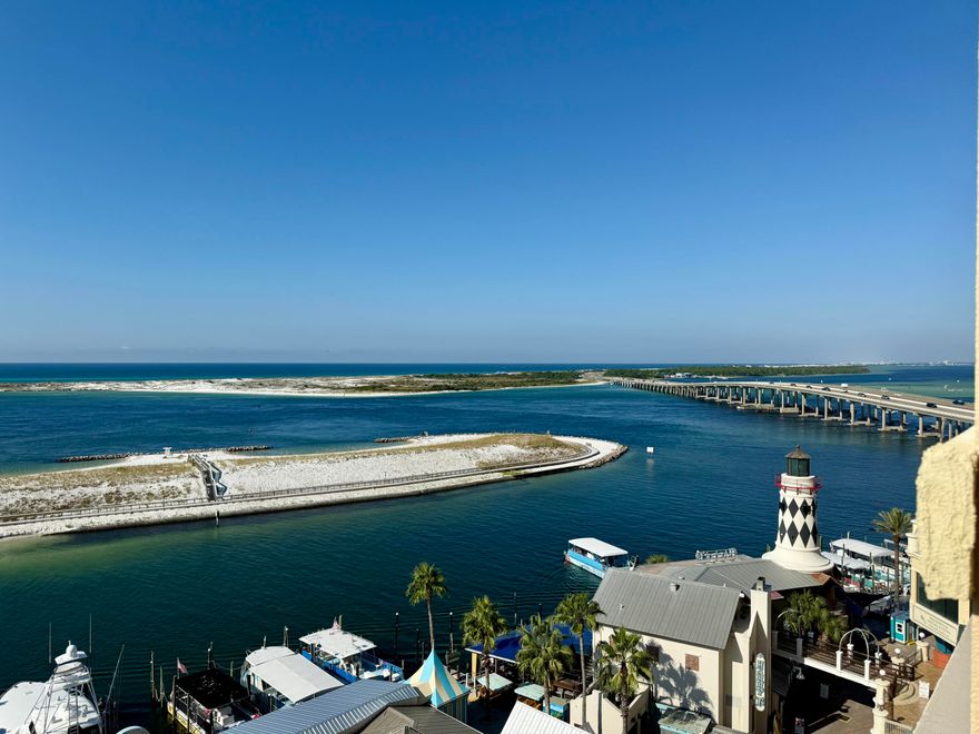 Seller Financing Available! Welcome home to this luxurious fractional ownership opportunity, including an exquisite 4-bedroom, 4-bathrooms with a spacious open floor plan. This stunning condo boasts over 500 square feet of balcony space, providing panoramic views of the Destin Harbor, East Pass, and Gulf of Mexico. Each bedroom is elegantly appointed with its own private bathroom, offering unparalleled comfort and privacy for you and your guests of up to 10. With fractional ownership, you can enjoy the benefits of owning a luxurious vacation home without the full-time commitment. Take advantage of the amenities and services offered by Emerald Grande at HarborWalk Village, including access to pools, fitness center, spa and much more.