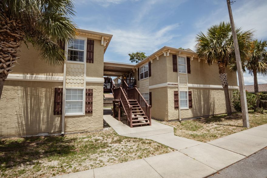 First Month Free! Available NOW!! 2bd/ 1 bath apartment in the heart of Panama City, close to Tyndall AFB, shopping, and beaches This is a second-floor unit. The kitchen has plenty of cabinet space. Bathroom has shower /tub combo. Washer and dryer hookups in the unit. Garbage and lawn included. Pets may be allowed with approval, non-refundable pet fee and $25 per month per pet. No smoking in the unit. Minimum 600 FICO credit score required in addition to meeting applicant rental criteria. Applications are done at www.RentGoodLife.com