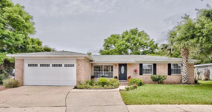Welcome to your own piece of paradise in the heart of Destin! Tucked away on Legion Drive, this inviting 3-bed, 2-bath home blends coastal charm with everyday comfort. Inside you'll find an open, light-filled layout with tile floors, a spacious kitchen, and flowing living spaces perfect for entertaining or relaxing after a day at the beach. Step out back and unwind in your private in-ground pool surrounded by a large fenced yard -- ideal for cookouts, pets, or weekend gatherings. The oversized 90 × 120 ft lot offers plenty of parking and storage for a boat or RV. With public water/sewer, central HVAC, and no HOA, you'll enjoy flexibility and low overhead while living just minutes from the Harbor, Crab Island, and Destin's best shopping and dining. Whether you're searching for a vacation getaway, investment property, or forever home, this one checks every box.