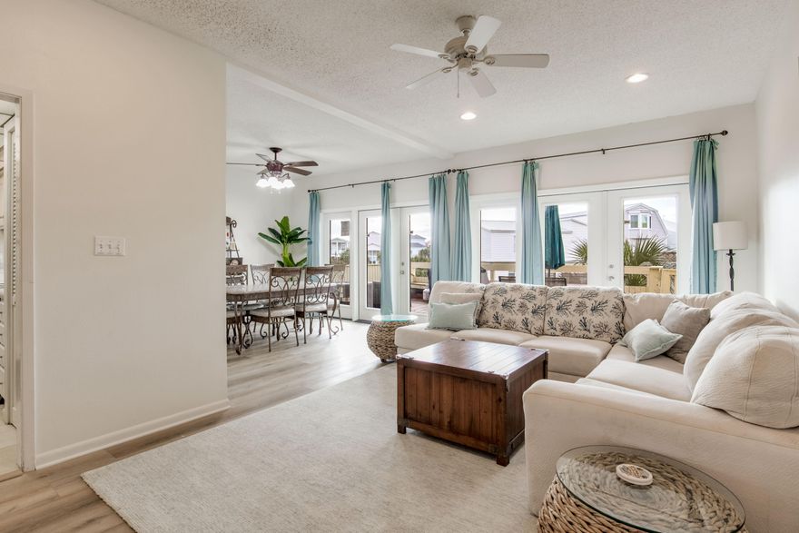 This up dated, fully furnished, turnkey townhome is rental ready and offers an exceptional opportunity for both personal enjoyment and strong ROI potential. Recently updated with modern finishes and designed for low maintenance beach living, this property stands out as one of the best values in the complex with an extremely competitive price per square foot compared to recent Buena Vida sales and active listings.

Just steps from the Gulf, residents and guest enjoy private beach access along with resort style amenities including a waterfront pool, pickleball and tennis courts, dock and boat slips, fishing pier, and picnic areas.

Perfectly located near the Navarre Beach Pier, restaurants, shopping, and local attractions, this is coastal lovers dream with immediate income potential in one of the area's most desirable waterfront communities.
