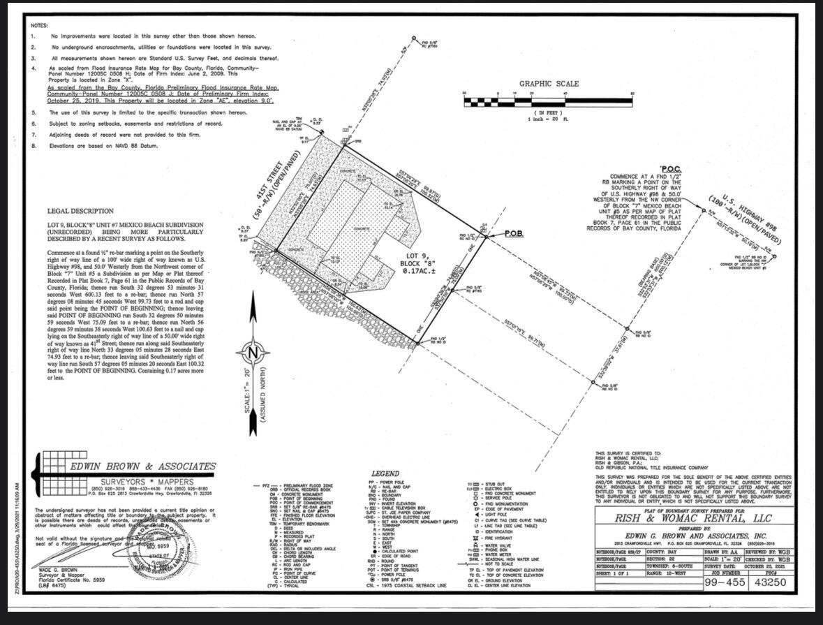 NO RECORDED SUBDIVISION - Land