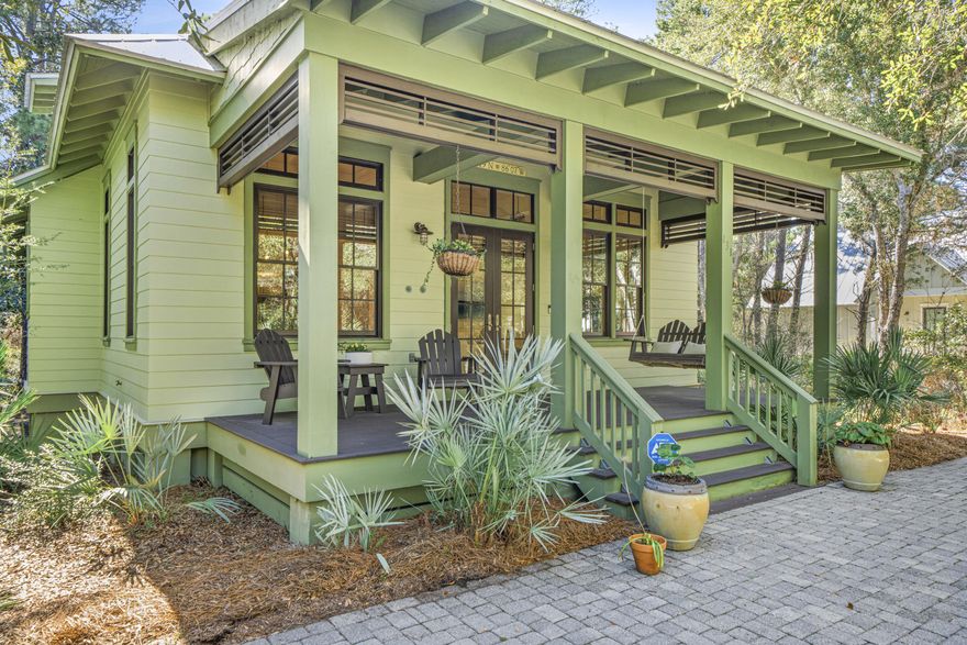 Tucked inside the gated and highly coveted Hammocks of Seagrove, this beautifully maintained one-story beach home offers the perfect balance of privacy and prime 30A convenience. Quietly set away from the hustle and bustle, yet just steps from the beach and the renowned dining and shopping of WaterColor and Seaside, the location truly delivers the best of coastal living.

Immaculately cared for and never placed on a rental program, this one-of-a-kind custom-built home showcases thoughtful design and quality finishes throughout. Interior highlights include shiplap accent walls, freshly painted interiors, updated light fixtures, maple hardwood flooring, marble countertops, built-in closets, a modern open floor plan, and soaring cathedral ceilings that create a bright and airy living space. The spacious primary suite features a relaxing soaking garden tub, perfect for unwinding after a day at the beach.

Offered fully furnished with top-of-the-line furnishings, décor, and art, this home is truly turnkey. Step outside to your expansive fully screened back porch, an ideal private retreat to relax, entertain, and enjoy peaceful coastal evenings after a long day in the sun.

Residents of the Hammocks of Seagrove enjoy access to two community pools, canal access, and short-term rental availability, making this property well suited as a primary residence, second home, or income-producing investment.

Opportunities to own a custom home in this sought-after community are rare. Schedule your private showing and experience this exceptional coastal retreat before it's gone.