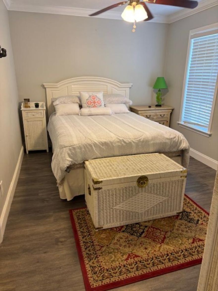 Great bay front condo!! This two bedroom/two bath condo is conveniently located on Okaloosa Island in between Destin and Fort Walton Beach. You can go from the white beaches of the Gulf of Mexico at John Beasley State Park to the Choctawhatchee Bay just by crossing the street. Enjoy fishing from the complex private dock or swimming in the bay front pool. The Hermitage by the Bay is a quiet waterfront community of 42 units. This would be perfect for a boater as you are minutes from Crab Island and Destin Harbor.