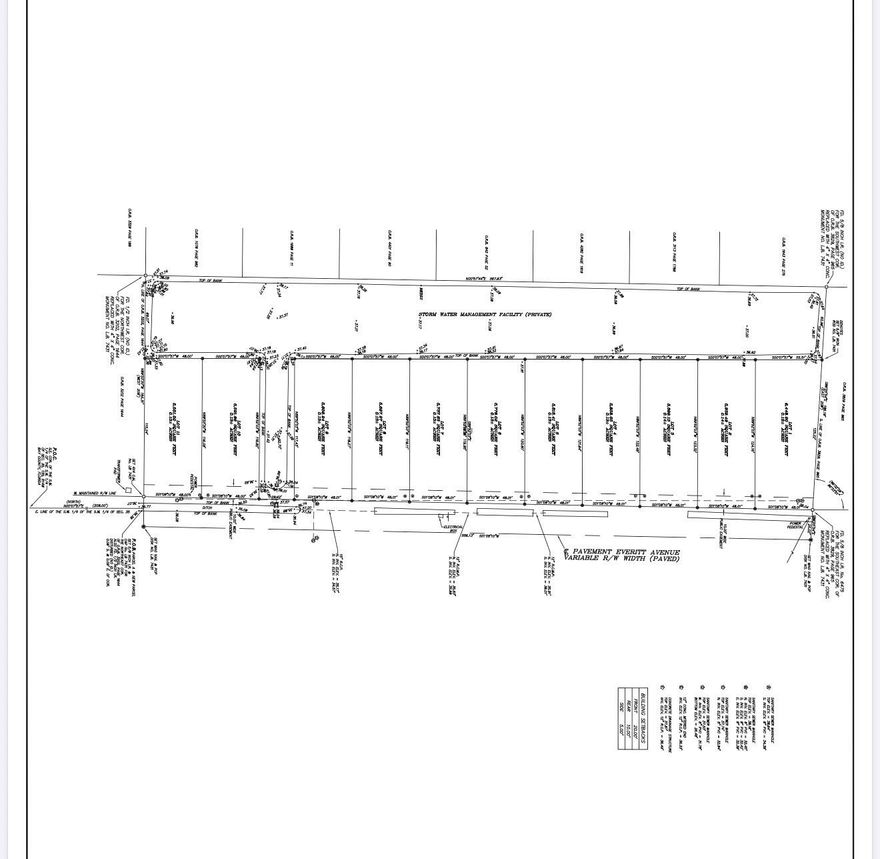 Ready to build. 11 lots City water, city sewer and natural gas.
