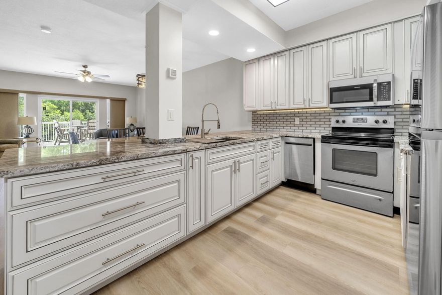This is a rare find - a fully renovated unit priced less than an average unit.

Recently repositioned from $490,000 to $360,000, this extensively renovated beach residence now offers one of the strongest combinations of condition, layout, and value currently available in today's market.

Approximately $130,000 in renovations were completed in 2026, transforming the property into a far more modern, open, and functional living space designed for today's buyer expectations. One of the most impactful improvements was the removal of the wall separating the kitchen, dining, and living areas, creating the highly desirable open-concept floorplan buyers overwhelmingly prefer for both everyday living and vacation use.

Major improvements include new kitchen cabinetry, granite countertops, completely renovated bathrooms, all new flooring throughout, resurfaced ceilings, fresh interior paint, and updated furnishings including a new dining set, sofa sleeper, and premium patio furniture.

Unlike many competing properties still requiring expensive updates or burdened by heavily worn interiors, much of the costly and disruptive renovation work here has already been completed. Buyers avoid the uncertainty of contractor delays, rising renovation costs, and the challenge of managing a major remodel after closing. Select furnishings have already been updated while still leaving the next owner flexibility to personalize the remaining design and furnishing direction based on their own style, usage goals, or vacation rental vision.

The recent repositioning from $490,000 to $360,000 dramatically changes this property's competitive position relative to other active inventory. Buyers comparing overall condition, layout, openness, and finish quality against other available properties will quickly recognize how difficult it would be to recreate this level of renovation and modernization at a similar price point today.

Whether purchased as a primary residence, second home, beach getaway, or investment opportunity, this property now offers a compelling opportunity to own a substantially updated residence without taking on the cost, delays, and stress associated with a major renovation project yourself.