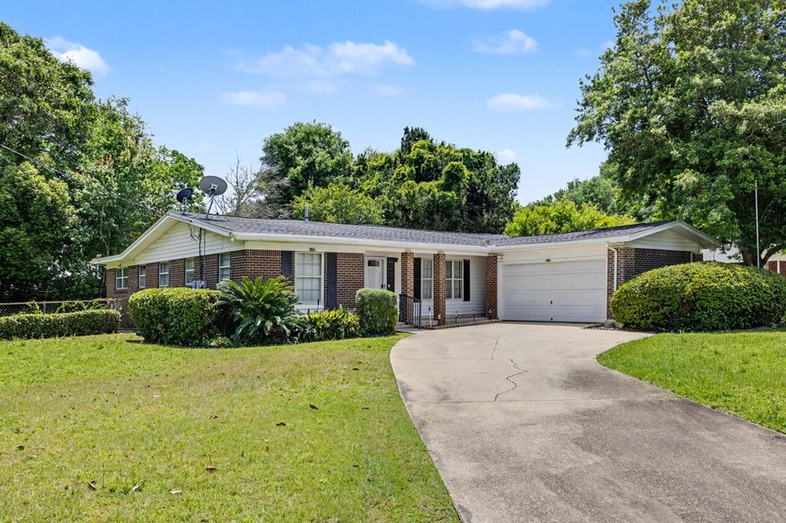 Tucked away in the established Bayou Woods neighborhood, 108 Sotir Street offers the rare combination of space, location, and opportunity. This 3-bedroom, 2-bath home with approximately 1,744 square feet provides incredible flexibility for homeowners, investors, and builders alike.
Inside, you'll find a functional layout with comfortable living spaces and plenty of natural light, ready for your personal touch. Updates include the roof 2021, water heater 2024 and HVAC 2020.  And better yet, there is NO HOA.
The true standout is the 160x130 expansive lot, offering ample room to expand the existing home, add a mother-in-law suite (MIL), guest house, pool, or create your own private outdoor retreat. For those looking at redevelopment potential, the size of the lot may also allow you to raze the current structure and explore the possibility of splitting into two homesites (buyer to verify zoning and approvals).
 Enjoy the convenience of being just minutes from the white sand beaches of the Emerald Coast--without the congestion of heavy tourist traffic. Nearby, you'll find shopping, dining ranging from casual to fine, churches, schools, and everyday essentials all within easy reach.
Whether you envision renovating, expanding, building new, or investing, 108 Sotir Drive is a standout opportunity with room to grow in a well-established and centrally located community.