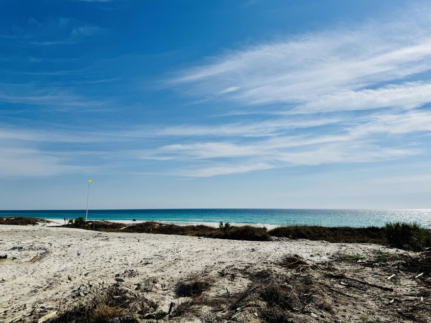 Looking for the perfect West End lot to build a New Beach House, you just found it. This lot is the east end lot, one of 4 recently cleared and platted for Single Family Gulf Front lots. This 60' wide lot will be sold with plans for a 4 story Beach House along with a DEP permit, ready to build your new home.   The property meets the new parking requirements to build for a 4 story, 6000 sq. ft. home. The lot is 60' wide and 230' long.  Survey, permits and plans will be provided.