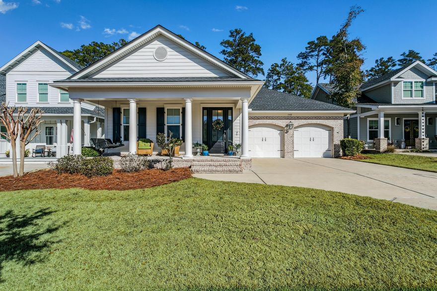 Welcome to this beautiful one-story brick home in Deer Moss Creek, one of Niceville's most desirable master-planned communities. Built in 2019 by one of the area's premier builders, Huff Homes, this home blends modern comfort with thoughtful design, all just minutes from Eglin AFB, Duke Field, 7th Special Forces, and Destin's stunning beaches.

Step inside to an inviting open floor plan featuring LVP flooring, tile in wet areas, and crown molding throughout the main living spaces. The chef-inspired kitchen offers quartz countertops, white shaker cabinets, modern lighting, and premium stainless steel Bosch appliances, including a dual-fuel gas stove/oven.

The spacious primary suite provides a peaceful retreat with an oversized walk-in shower, double vanity, and a large walk-in closet. Two additional bedroom and 2.5 baths ensure comfort for family and guests.

Enjoy outdoor living with a charming front porch and a screened-in back porch overlooking serene greenspace. Additional features include a 2-car garage, high-impact windows, energy efficient HVAC, gas water heater, an outdoor gas hookup, sink in the garage and a whole home generator - a smart combination of comfort, safety, and long-term savings.

Living in Deer Moss Creek means enjoying a vibrant, walkable community with exceptional amenities, including scenic walking trails, parks, playgrounds, a community pool, and beautifully preserved natural spaces. The neighborhood is known for its thoughtful design, friendly atmosphere, and access to A+ schools, making it one of the most sought-after areas on the Emerald Coast.