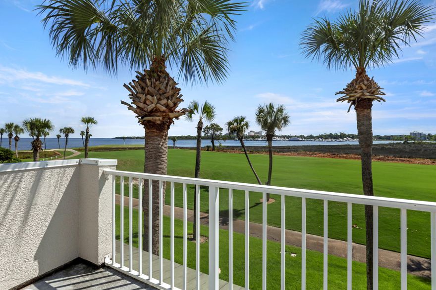 AVAILABLE AUG 15th - MARCH 15th!! Beautifully updated and fully furnished 3 bedroom, 3 bath townhome located in the bayfront community of Grand Harbour within the private gates of Sandestin Golf and Beach Resort. This unit features beautiful wood-look vinyl flooring throughout, soft close cabinets & drawers, stainless steel appliances, and ensuite bathrooms in all 3 bedrooms. You will enjoy the serene views of the Choctawhatchee Bay, Links golf course, and Baytowne Marina from the large balcony off the master suite and the screened-in patio off the living area. Grand Harbour offers a community pool and is just a quick 5 minute drive from The Village of Baytowne Wharf with great restaurants, retail shops, and fun entertainment options. Come relax and enjoy the luxurious resort lifestyle!