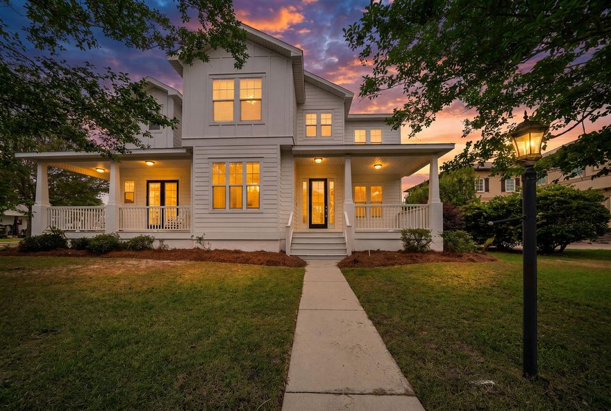Welcome to 300 Coconut Grove Court. A beautifully renovated, show-stopping home in the highly sought-after Tapestry Park community, where modern design meets elevated family living. Spanning 3,700 square feet, this 5-bedroom, 3.5-bath residence has been extensively updated with high-end finishes, creating a fresh, modern feel comparable to new construction. From the moment you arrive, fresh exterior paint, lush updated landscaping and standout curb appeal set the tone. Inside, a light-filled open living space showcases a sleek, modern aesthetic, enhanced by fresh interior paint and luxury vinyl plank flooring throughout. The updated kitchen features refinished cabinetry, quartz countertops, modern backsplash and Whirlpool stainless steel appliances. A custom wet bar with built-in ice maker adds the perfect touch for entertaining. Enjoy multiple dining and flex spaces, including a statement room off the foyer which is ideal as a formal dining area, game room, or media lounge, plus a casual breakfast area just off the kitchen. Designed for today's lifestyle, the home offers two expansive primary suites, one on the main level with a private porch, and a luxurious upstairs retreat with a sitting area and private deck--ideal for multi-generational living or a true owner's escape. Three additional bedrooms and a dedicated office provide the flexibility and space today's families need. Positioned on a spacious corner lot with a large fenced backyard, this home provides enhanced privacy and an impressive amount of outdoor space to relax, entertain, and enjoy. Additional features include two HVAC systems and two water heaters for comfort and efficiency. Located in Tapestry Park, residents enjoy resort-style amenities including a clubhouse, pool, tennis and pickleball courts, basketball court, playground, and expansive green space. Ideally positioned near highly regarded schools, and situated in a golf cart-friendly community, you can walk or ride to the beach. Dining, shopping and everything PCB has to offer are just minutes away. This is the kind of home that checks every box and sets a new standard.