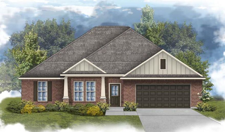 Located on a corner lot, the IONIA III H in Houston Place community offers a 4BR/2BA, open design. Upgrades added (list attached). Features: double vanity, garden tub, separate shower, and walk-in closet in master bath, double vanity in 2nd bath, kitchen island, walk-in pantry, boot bench and drop zone in mudroom, covered porches, undermount sinks, maple cabinets with hardware, LED lighting, crown molding, framed mirrors in all baths, landscaping, architectural 30-year shingles, flood lights, and more! Energy Efficient Features: water heater, electric kitchen appliance package, vinyl low E MI windows, and more! Energy Star Partner.