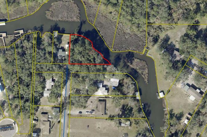 Waterfront lot (actually it is two recorded lots) located on quiet street located of of Hwy 331 and south of Hwy 20.  Just minutes to Hwy 30A or Freeport.   Great for the fisherman or leisure boater. If looking to be on the water this is one to consider.
