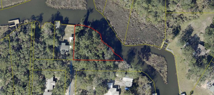 Waterfront lot (actually it is two recorded lots) located on quiet street located of of Hwy 331 and south of Hwy 20.  Just minutes to Hwy 30A or Freeport.   Great for the fisherman or leisure boater. If looking to be on the water this is one to consider.