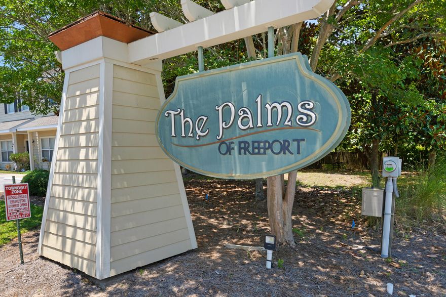PROMO PRICING! RENT IS $1700 if rented by 04/01. Located just 25 minutes from the beautiful beaches! Close to Santa Rosa Beach, Miramar Beach, Destin and Niceville! The Palms of Freeport offers amenities including pool and pool house! (2) ASSIGNED PARKING spots and OVERFLOW parking. Schools, self-storage and shopping nearby. Unit has granite counter tops, stainless appliances, plenty of storage, large bedrooms, a spacious floor plan, new blinds, new light fixtures, NEW LVP FLOORING and FRESH PAINT throughout! Washer/dryer hookup located on 2nd floor. Photos are of an identical, recently completed unit. Non-smoking. Pets are allowed. Trash and lawn care included. No lease fees. NO MANAGEMENT APPLICATION FEES. Free 24 hr maintenance. Professionally managed by local Owner. Available 03/15/26