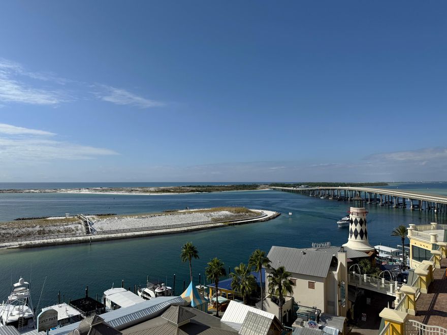 Fractional Ownership! Share B for Sale. Discover the perfect blend of luxury and convenience with this exceptional fractional ownership opportunity! This stunning 4-bedroom, 4-bathroom condo boasts a spacious open floor plan and over 500 square feet of balcony space, offering sweeping panoramic views of Destin Harbor, East Pass, and the Gulf of Mexico. Each bedroom includes a private bathroom, providing comfort and privacy for you and up to 10 guests. Fractional ownership allows you to enjoy the benefits of a vacation home without the year-round upkeep. Take advantage of the premier amenities at Emerald Grande at HarborWalk Village, including pools, a fitness center, a spa, and more.