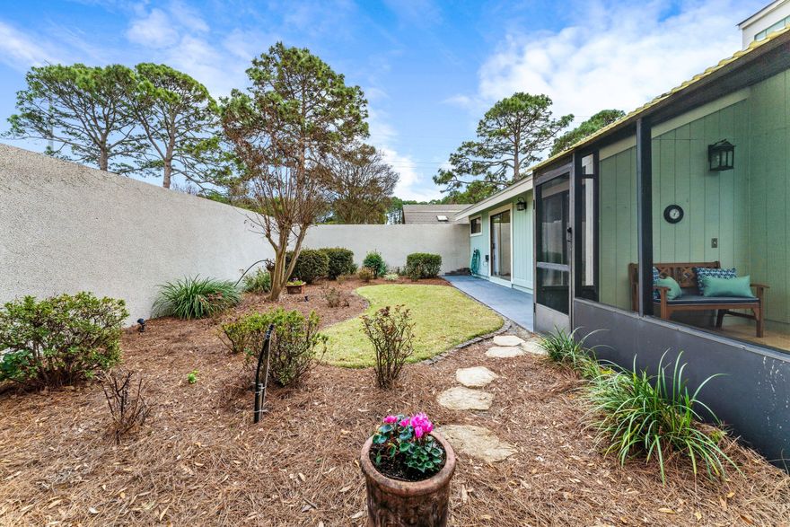 NEW ROOF in 2023! This adorable, remodeled 3 bedrooms + hallway bunks is a MUST SEE! A refreshing change to find something so uniquely one of a kind. Centrally located in the Linkside neighborhood of the beautiful Sandestin® Golf and Beach Resort just steps away from the new community pool.  Vaulted ceilings, screened porch, added bonus of hallway bunks all on ONE LEVEL, golf cart parking in front and a COMPLETELY FENCED  backyard offering privacy for your enjoyment and relaxation. This cottage is offered fully furnished including a 6-seater golf cart and is perfect for a second home, personal residence or investment property! Sandestin Golf and Beach Resort features more than seven miles of beaches and pristine bay front, four championship golf courses, 15 world-class tennis courts, pickleball courts, 108 catch and release ponds stocked with bass (no fishing license required), a 226-slip marina, a fitness center, spa and celebrity chef dining. Shop, dine and play at the charming pedestrian village, The Village of Baytowne Wharf and more. Inside the gates of the resort, residents of the 72 distinctly different neighborhoods enjoy a balanced lifestyle of high-class living, spanning 2,400 acres from the beach to the bay. There are just over 4600 properties within the gates which offer 24 hrs./day gated security. Everything within the gates of the resort is accessible by golf cart or bicycle. The entire resort is interconnected by miles of pedestrian, bike and golf cart paths that weave through groves of live oaks, meandering past natural lagoons, fountains, man-made lakes, and meticulously landscaped fairways.
Just beyond the gates, Grand Blvd with its weekly farmers market, varied events and superb section of dining and shopping is readily accessible by golf cart. The Market Shops, on the south side of highway 98, boasting more dining and shopping choices, is easily accessible utilizing the tunnel beneath Hwy 98