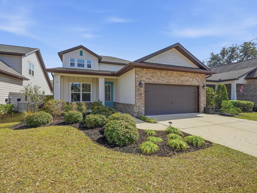 NEWER CONSTRUCTION POOL HOME>>Beaches, boating, local dining, and weekend events--all just minutes from your door. Imagine mornings at the public boat launch, afternoons at the Member Only Ft Walton Yacht Club with its private beach and dining, and evenings unwinding in a neighborhood where golf carts are part of daily life. No HOA, no rental restrictions.

What makes this home truly unique is that it's not a spec build--it was designed specifically for this location. The main floor features the master suite, two additional bedrooms, and a guest bathroom along with the main living areas to include open floor plan and separate dining room. Floors are woodgrain tile throughout with carpet in bedrooms and upstairs. Upstairs, you'll find a fourth bedroom, a full bath, and an entire second living space, offering endless possibilities as a media room, home office, guest retreat, or creative space. 

Outside, your private backyard oasis awaits: a heated gunite pool, fenced yard for privacy, and a removable pool safety gate for peace of mind. Paid-off solar panels provide excellent electric efficiency and long-term savings, adding both value and sustainability.

This home blends modern design, flexible living, and coastal charm, perfectly positioned to enjoy the Emerald Coast lifestyle--whether as a primary residence, vacation escape, or investment opportunity.