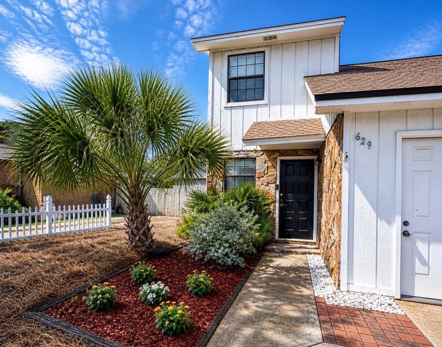 Awesome updated END-UNIT townhome in the heart of Destin with NO HOA and a FENCED Backyard!

3 Bedroom 1 and 1/2 bath. 

Close to EVERYTHING that Destin has to offer: Soft Sugar White Sandy Beaches, Emerald Waters, & The Harbor with Boating & Fishing and tons of Restaurants to enjoy.
This one is a must see!

This home is also located within minutes of Destin Elementary School.
2011 HVAC, last serviced 03/2026
2018 Roof 
Active Terminiex Termite Bond
Low Home Insurance