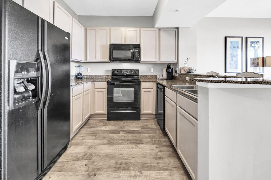 Experience breathtaking Gulf and sunrise views from this beautifully appointed 2-bedroom, 2-bath residence, perfectly positioned to overlook the pristine natural beauty of Henderson Beach State Park. With unobstructed vistas and a highly sought-after location, this unit offers the ultimate coastal retreat.

Offered fully furnished and truly turnkey, this residence is ready for immediate enjoyment or rental income. The kitchen is thoughtfully designed with rich maple cabinetry, granite countertops, and ample space for both everyday living and entertaining. The open-concept floor plan flows seamlessly into the living and dining areas, all oriented to maximize those stunning Gulf views. The spacious primary suite features a king-sized bed, flat-screen TV, and a relaxing ambiance perfect for unwinding after a day at the beach. A custom-built bunk area with full-size bunks provides additional accommodations, ideal for guests or maximizing rental potential.

Residents and guests enjoy access to an exceptional array of resort-style amenities, including a lush, tropical pool deck featuring Destin's largest lagoon-style pool with cascading waterfalls, a kiddie pool, hot tub, and splash pad. Additional amenities include a playground, fitness center, and with pickleball, tennis and basketball courts--offering something for everyone.

Whether you're searching for a primary residence, second home, or investment property, this coastal gem delivers the perfect blend of luxury, comfort, and convenience.