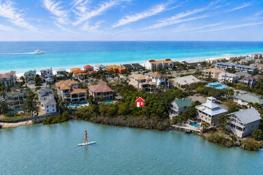 Rare opportunity to own a beautiful private lakefront homesite located just across the street from gated beach access to the sugar-white sands and emerald waters of the Gulf. Nestled within the desirable Kokomo Kove community, this unique property offers the perfect blend of peaceful waterfront living and deeded beach access right across the street- a combination that is becoming increasingly rare along the Emerald Coast.
The private lake setting may allow for a small dock, ideal for paddleboarding, kayaking, fishing, or simply relaxing while enjoying tranquil water views. Whether you envision a luxury primary residence, second home, or high-performing vacation rental, this homesite provides the flexibility to custom-design a property tailored to your lifestyle and investment goals. coastal homes and conveniently located near dining, shopping, and entertainment, this is an exceptional opportunity to create your own slice of paradise in Destin. Additional photos and information coming soon.

Buyer to verify all dimensions, zoning, building requirements, and dock allowances.