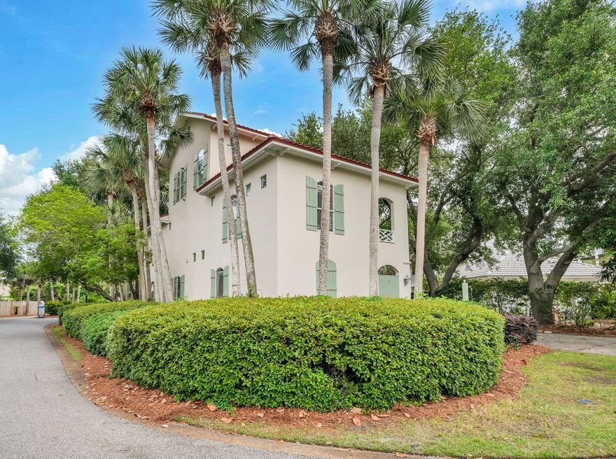 Escape to your own beach-inspired retreat in the heart of Miramar Beach. Ideally positioned as the closest home in the neighborhood to the beach, this beautifully maintained 4-bedroom, 3-bath residence offers a rare combination of convenience, charm, and strong investment potential. Located within a secure, golf cart-friendly gated community south of Hwy 98, you're just a short 5-minute walk to private deeded beach access--complete with restrooms and a seasonal snack bar. With projected short-term rental income of $60,000-$80,000+, this property presents an outstanding opportunity for investors or second-home buyers alike. The home has been thoughtfully updated with a new roof in 2024 (lifetime warranty) and a new HVAC system 2023, and is offered fully furnished for a seamless, turn-key experience. One of the property's most distinctive features is its setting--mature oak trees provide natural shade and character, especially over the inviting front sitting area, creating the perfect space to enjoy your morning coffee or unwind after a day at the beach. Inside, the third-floor bunk room is a standout, offering a fun and functional retreat that kids and guests will love. Residents enjoy access to two community pools, a pickleball court, and complimentary seasonal beach chair service. With gated entry from both Scenic Hwy 98 and Emerald Coast Parkway, you're just minutes from dining, shopping, golf, and all that Destin and Miramar Beach have to offer. Whether you're searching for a primary residence, vacation getaway, or income-producing property, this home delivers the ideal coastal lifestyle.