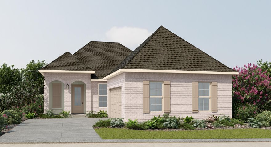 Awesome builder rate plus choose ONE free: window blinds, fridge, smart home package! Restrictions apply. 

The ROUSSEAU III H in Natureview community offers a 3 bedroom, 2 full bathroom open design with office area. Upgrades added (list attached). Special Features: double vanity, garden tub, separate custom tiled shower, and walk-in closet in master bath, tray ceiling in master bed, kitchen island, walk-in pantry, boot bench and drop zone in mudroom, covered porches, side entry garage, undermount sinks, LED lighting, crown molding, smart connect WIFI thermostat, framed mirrors in all baths, landscaping, architectural 30-year shingles, flood lights, and more!
Energy Efficient Features: water heater, electric kitchen appliance package, vinyl low E windows, and more! Energy Star Partner.