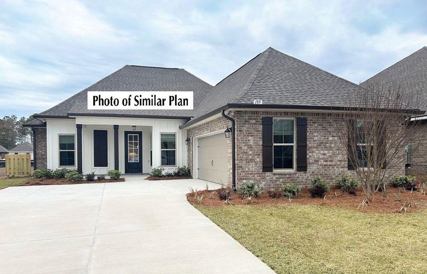 Awesome builder rate plus choose ONE free: window blinds OR fridge! Restrictions apply. 

The HENRI III G in Bird Song at Hammock Bay community offers a 4BR/3BA, open design. Upgrades added (list attached). Features: separate vanities, garden tub, separate custom tiled shower, and walk-in closet in master bath, tray ceiling in master bed, kitchen island, walk-in pantry, boot bench and drop zone in mudroom, covered porches, undermount sinks, custom kitchen backsplash, crown molding, LED lighting, smart connect WIFI thermostat, framed mirrors in all baths, landscaping package, architectural 30-year shingles, flood lights, & more!
Energy Efficient Features: water heater, electric kitchen appliance package, vinyl low E windows, & more! Energy Star Partner.