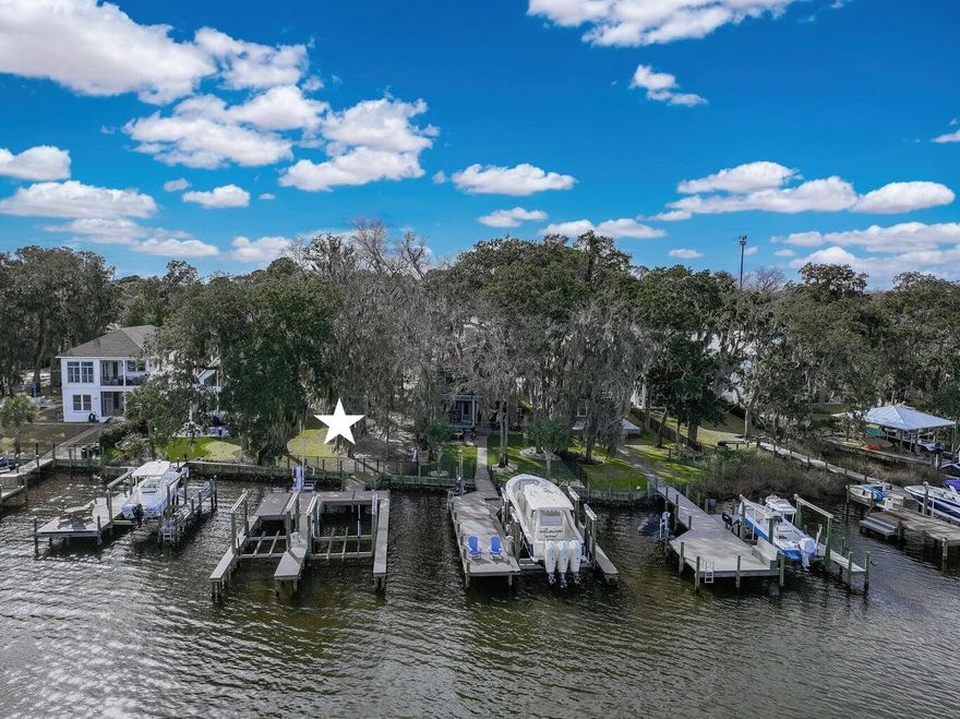 Discover the beauty and tranquility of waterfront living with this stunning bayou front lot located in Sacred Oaks subdivision on Mack Bayou.  This unique property offers expansive views over deep water and is graced with majestic 100 year oaks.  This lot offers 2 boat slips and 2 lifts as well as a wave runner lift.  The dock is also made with high-end TREX decking for added durability.  Sacred Oaks is conveniently located near Grand Blvd, Sacred Oaks Hospital, Sandestin and 30A.