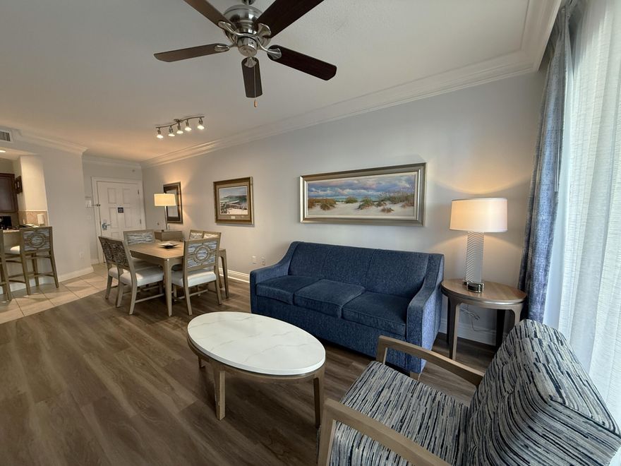 Fractional Ownership. Share F for sale. Immerse yourself in the ultimate coastal lifestyle with this exclusive opportunity! Revel in 6 weeks of unrivaled luxury per year in this magnificent 2-bedroom condominium, featuring a full bunk room and accommodations for up to 8 guests. Enjoy your secluded balconies with water views of the Gulf, Bay, and Pass.

Escape to our pristine shores with exclusive beach access, where you can sink your toes into the sugar-white sands and soak up the sun. Enjoy the convenience of our private boat shuttle to and from our beach. Plus, relax in style with beach chairs and umbrellas, ensuring your days by the water are nothing short of extraordinary.

Every details is meticulously crafted to elevate your coastal experience.