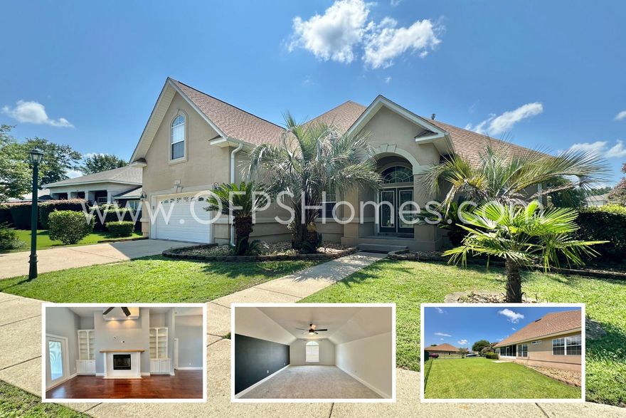 AVAILABLE NOW. Located on a corner lot in one of Crestview's most sought-after gated neighborhoods, this spacious home offers impressive curb appeal and a functional split floor plan. Step through leaded glass double doors into a bright, open living area with hardwood floors, tall ceilings, a cozy fireplace, built-in bookcases, and detailed trim work. The kitchen is fully equipped and ideal for entertaining. The large primary suite features a double tray ceiling and a spacious en-suite bath. Upstairs includes a 4th bedroom with full bath--perfect for guests, a media room, or flex space. Enjoy the screened back porch year-round. NO smoking and NO pets allowed. 600 minimum FICO credit score required in addition to meeting rental criteria. All applicants are required to complete an application on https://onefamilypropertyservices.petscreening.com/
regardless of if they own a pet or not.  Applicants with an ESA are also required to complete the application.

This property is a part of a Homeowners Association and tenants will be required to adhere to certain rules and restrictions.  If you have any questions, you may request to view the HOA Covenants prior to application. 

** Fees Required once an application is approved include, but may not be limited to: Security Deposit, Non-Refundable Fees (cleaning and rekey), $20 Certified Mail Fee, and Pet Fees (when applicable).