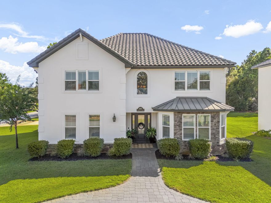 Welcome to this beautifully remodeled and redecorated two-story home that perfectly blends elegance, comfort, and coastal charm. From the moment you step into the grand foyer with soaring 20-foot ceilings, you'll be greeted by light-filled spaces, refined details, and a warm, inviting atmosphere.

This home features two fireplaces, extensive shiplap throughout, with crown molding, new ceiling fans, new LED lighting, and elegant chandeliers that elevate each room. The interior and exterior have been freshly painted, new tile in various rooms, a stylish kitchen backsplash, oversized island and a remodeled guest bathroom. A custom-built book nook adds a unique touch of character and charm, overlooking views of the bay.

The kitchen is an entertainer's dream with a  wet bar, wine fridge