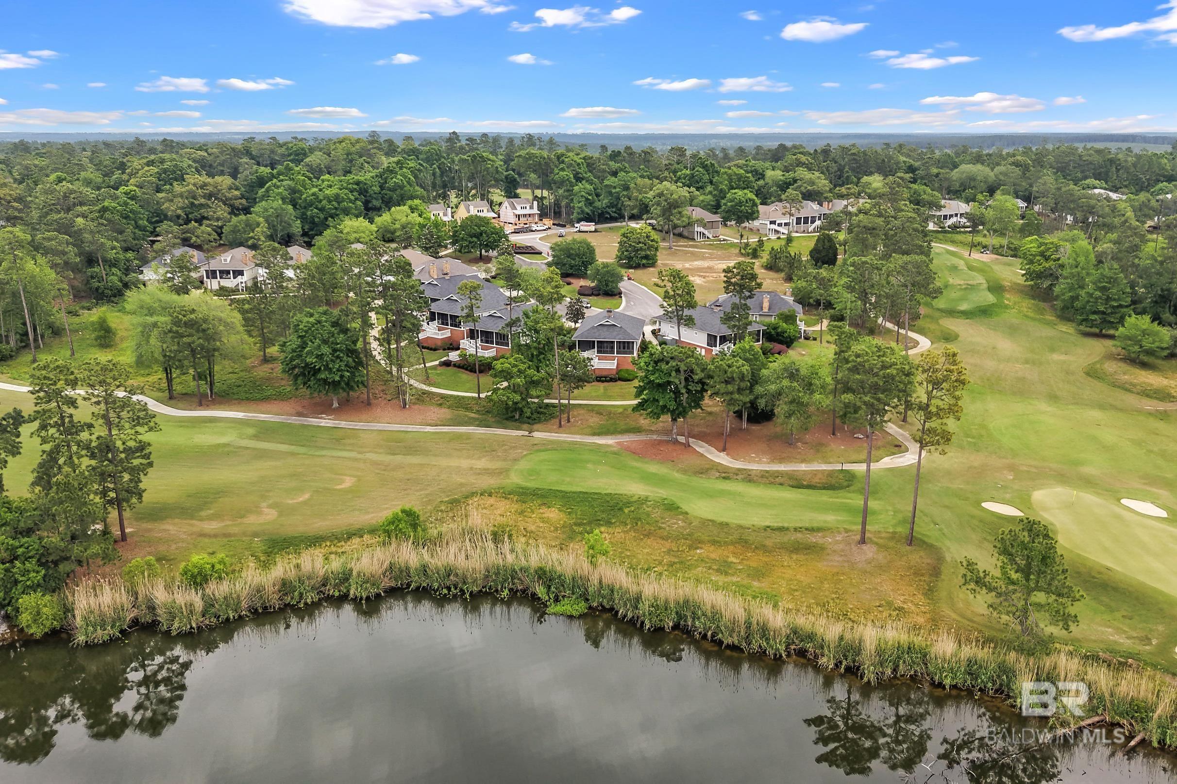 Aerial View From Lake