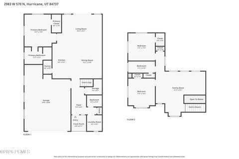 Townhouse For Sale - 2983 W 570 N<br/> Hurricane, UT 84737