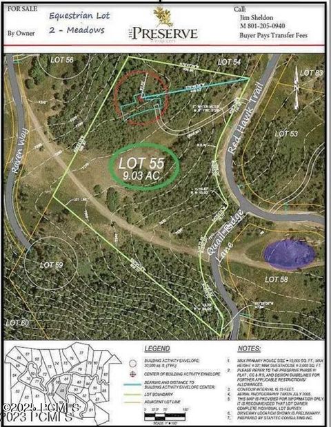 Vacant Land For Sale - 9693 N Red Hawk Trail<br/> Park City, UT 84098