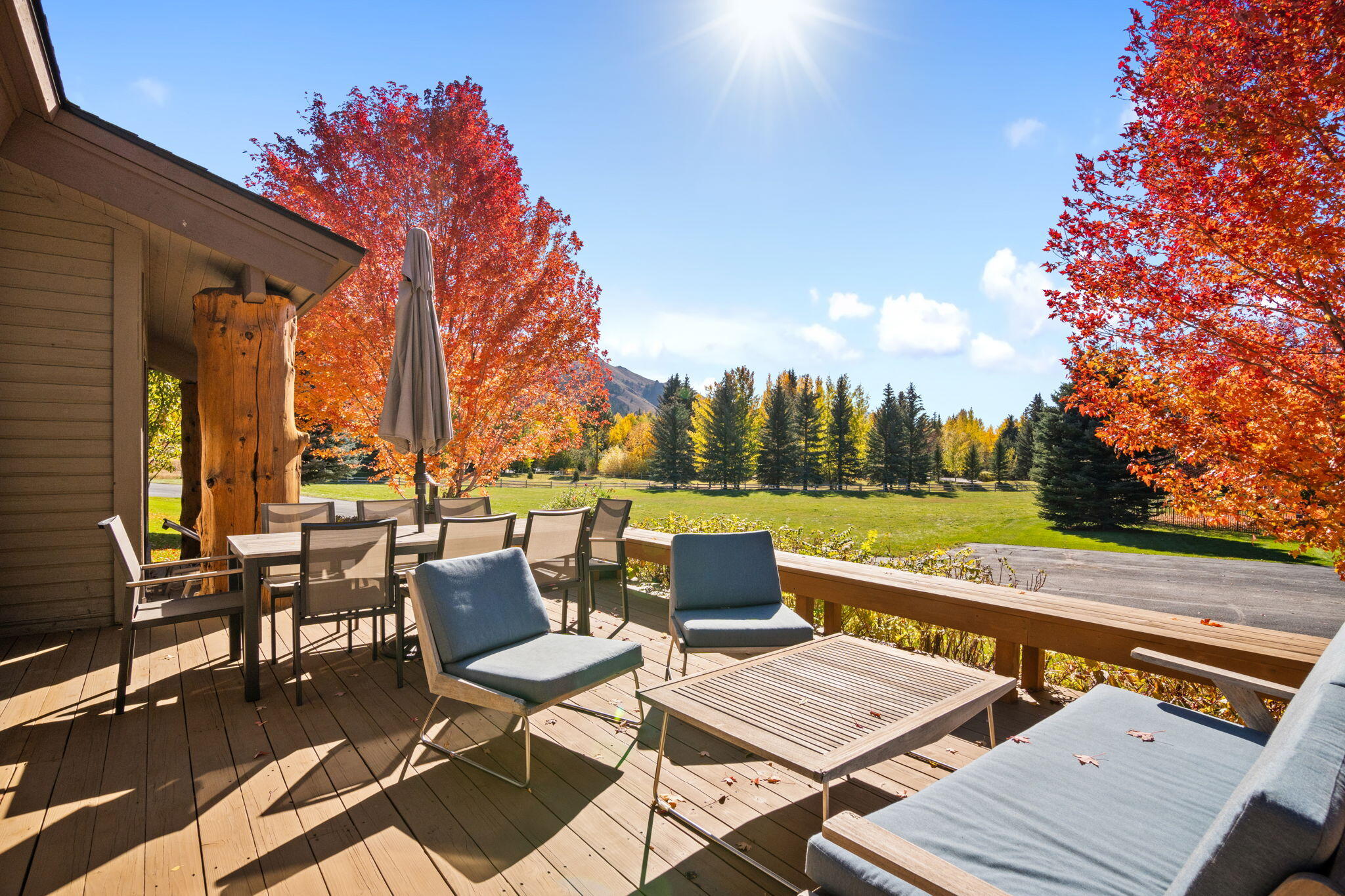Deck Views to Cliffs