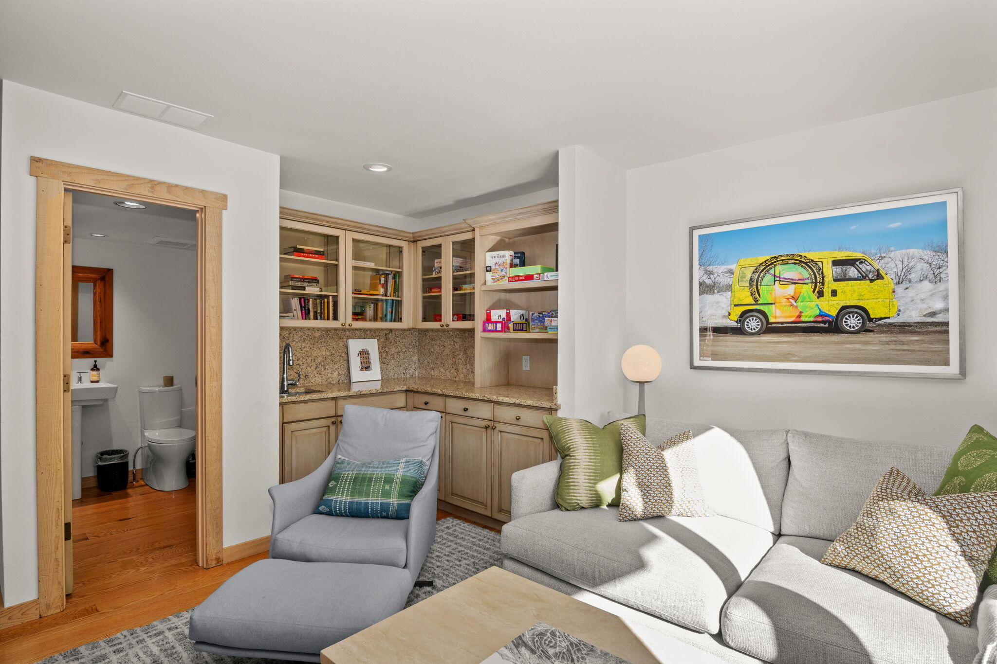 Den with Built-In