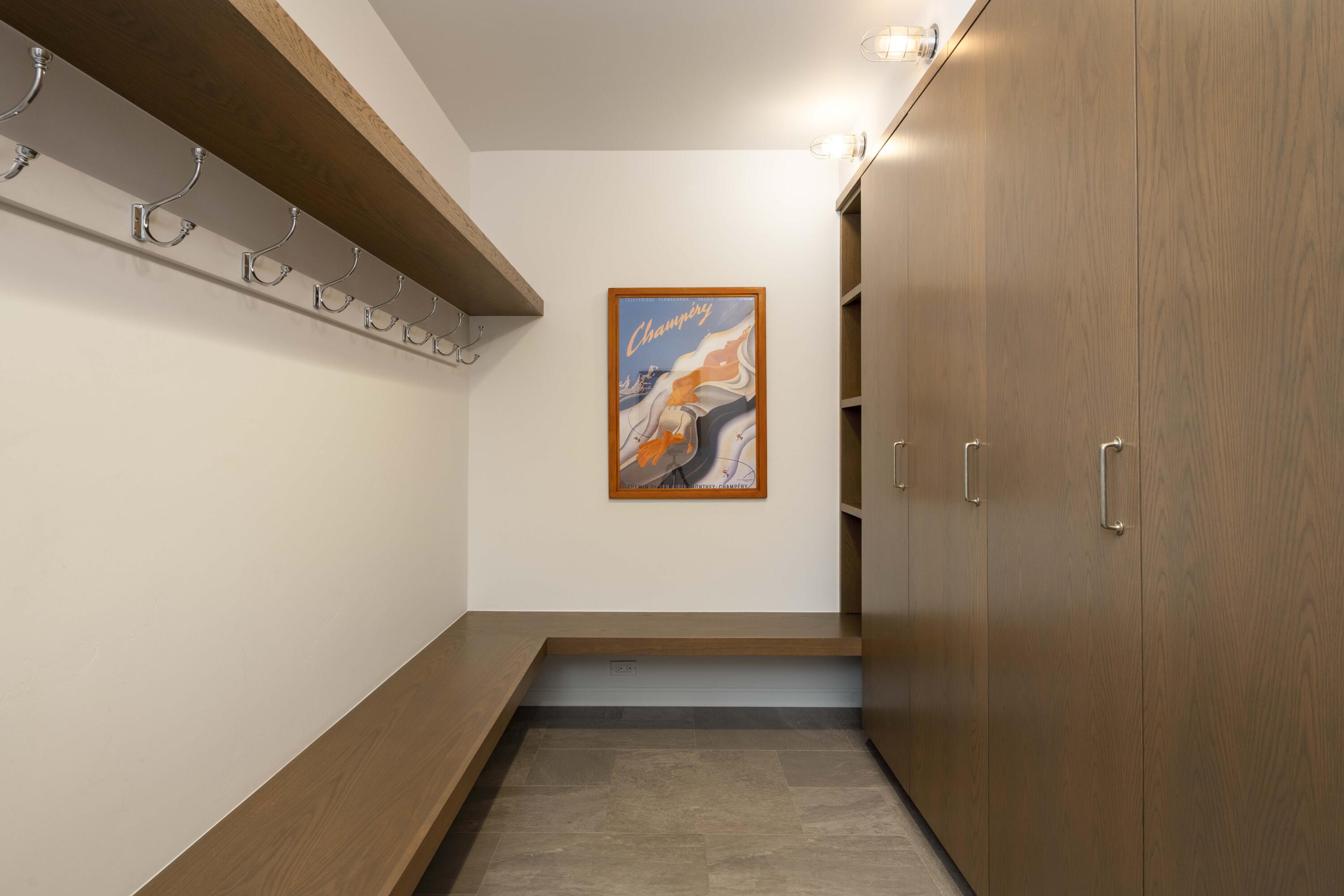 Huge mud room