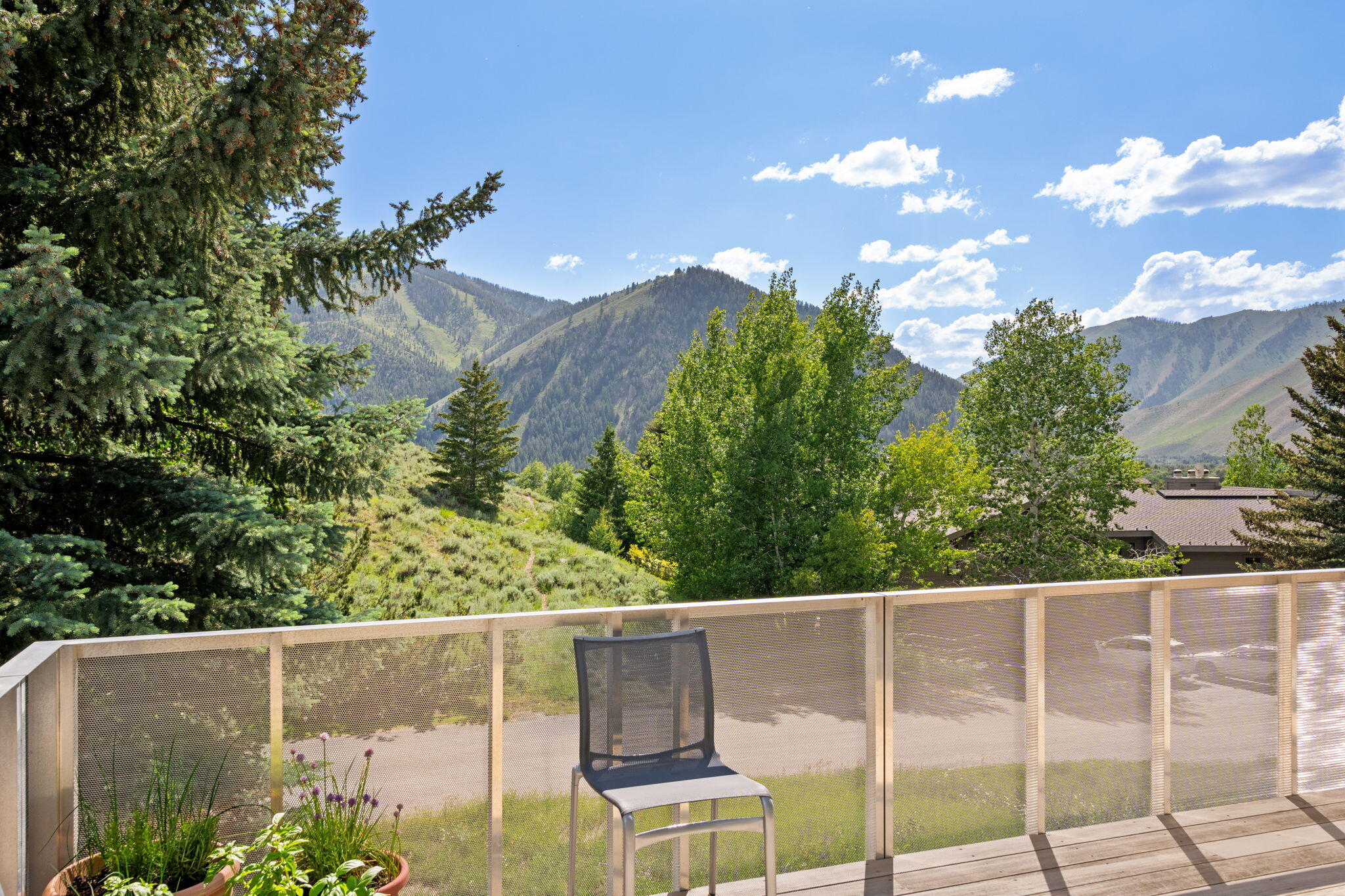 View from deck off kitchen