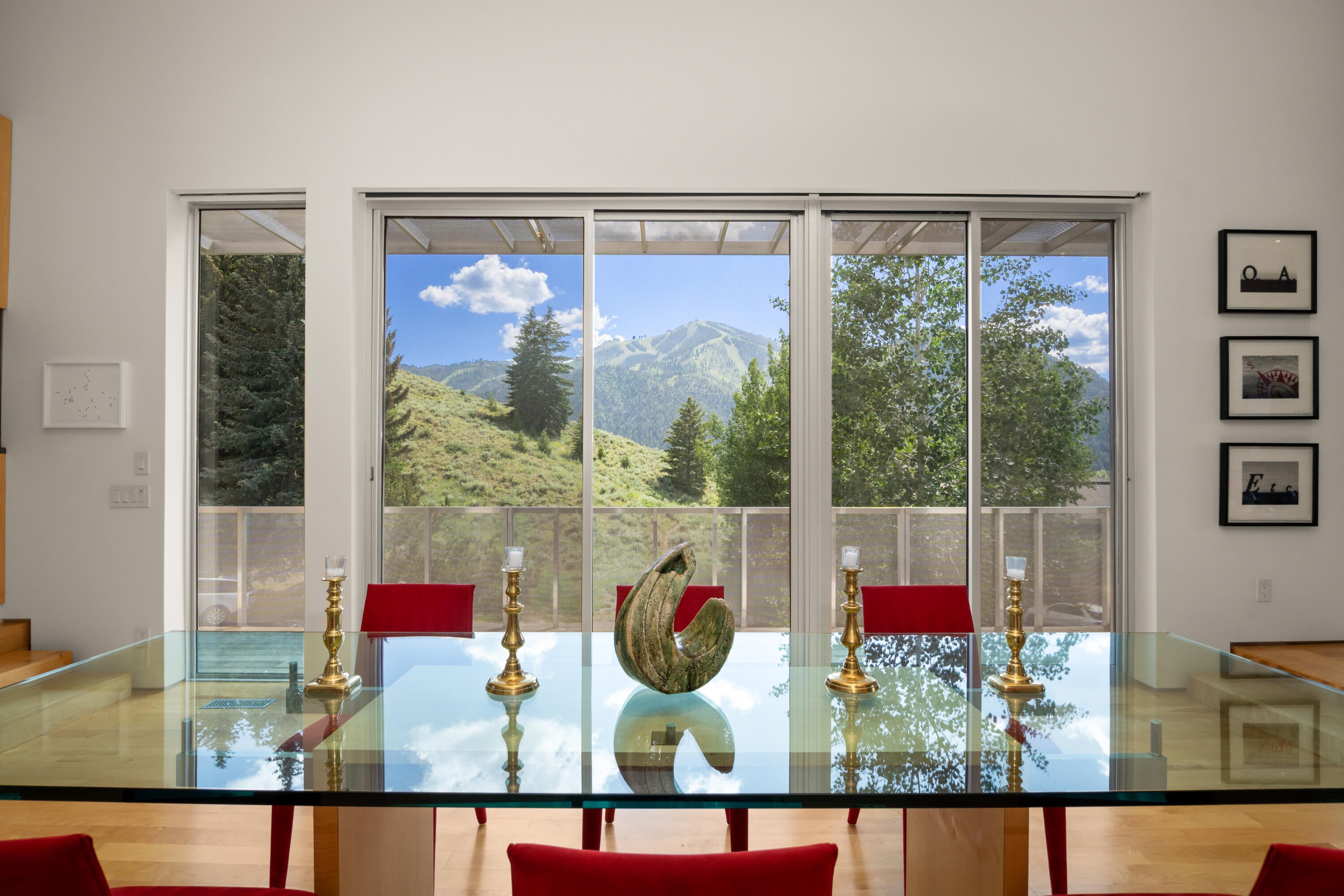 Dining Room with Baldy Views