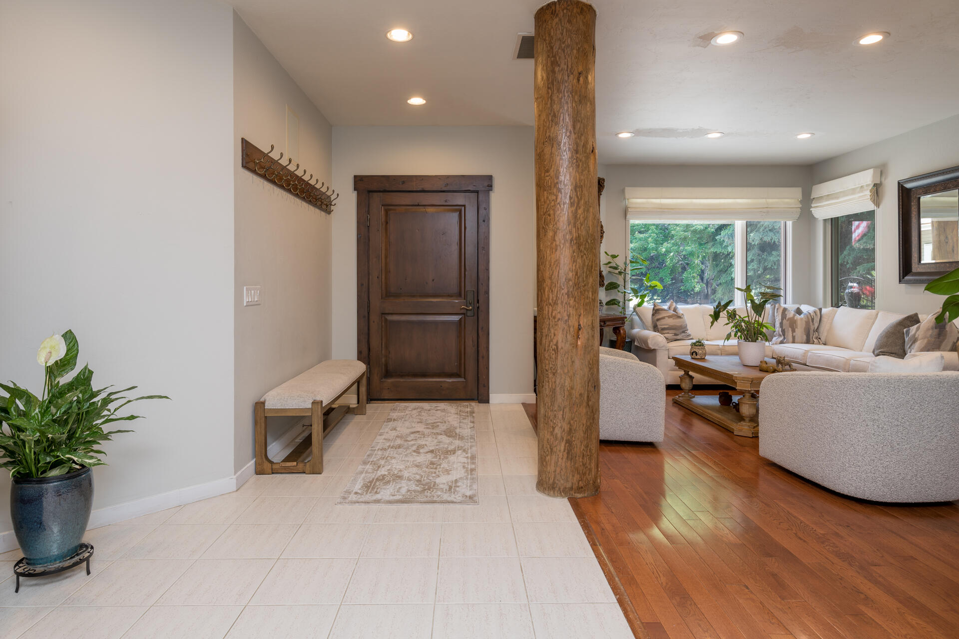 Foyer and Front Living Room