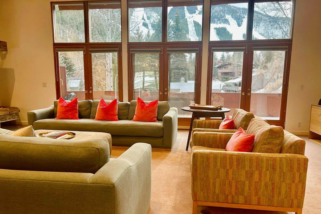 Huge Baldy Views from Living Room