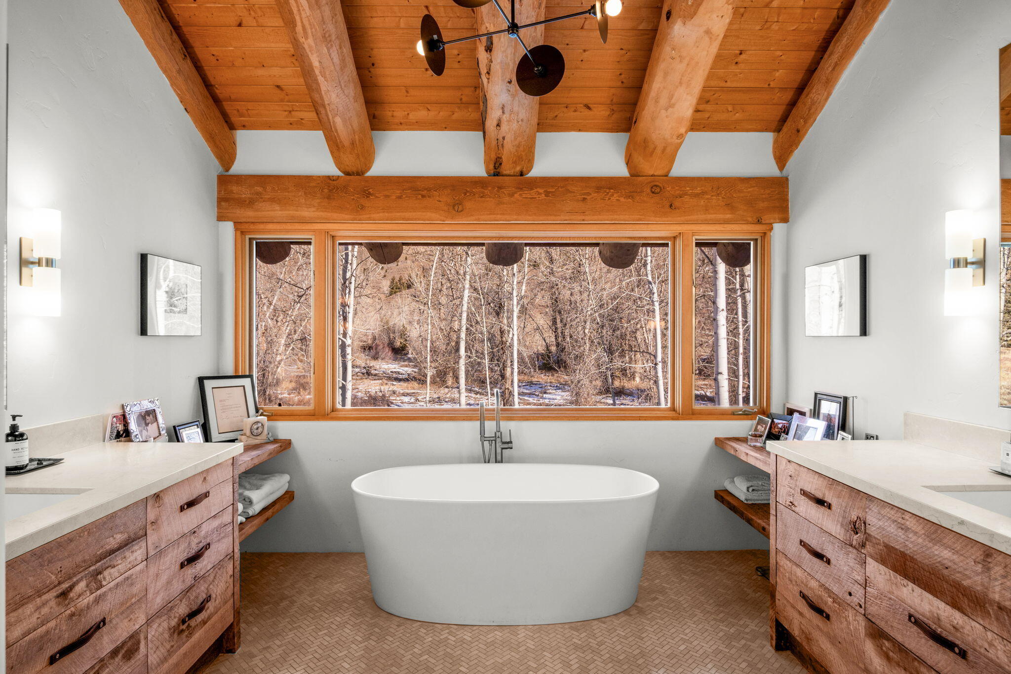 Primary Bath with a view