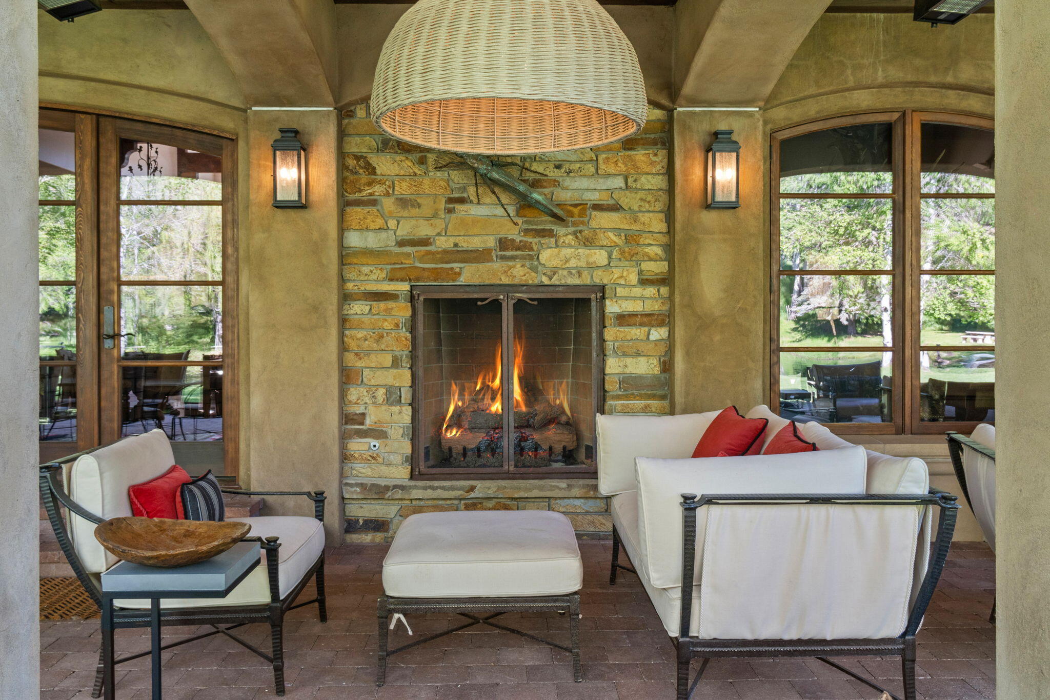 Outdoor Fireplace
