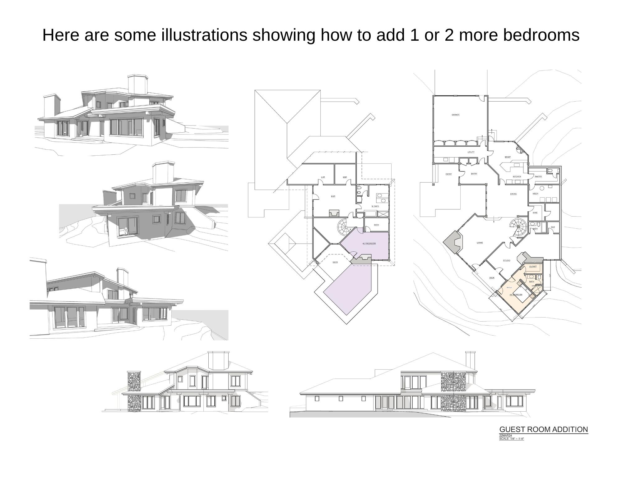 Ideas for main house bedroom addition