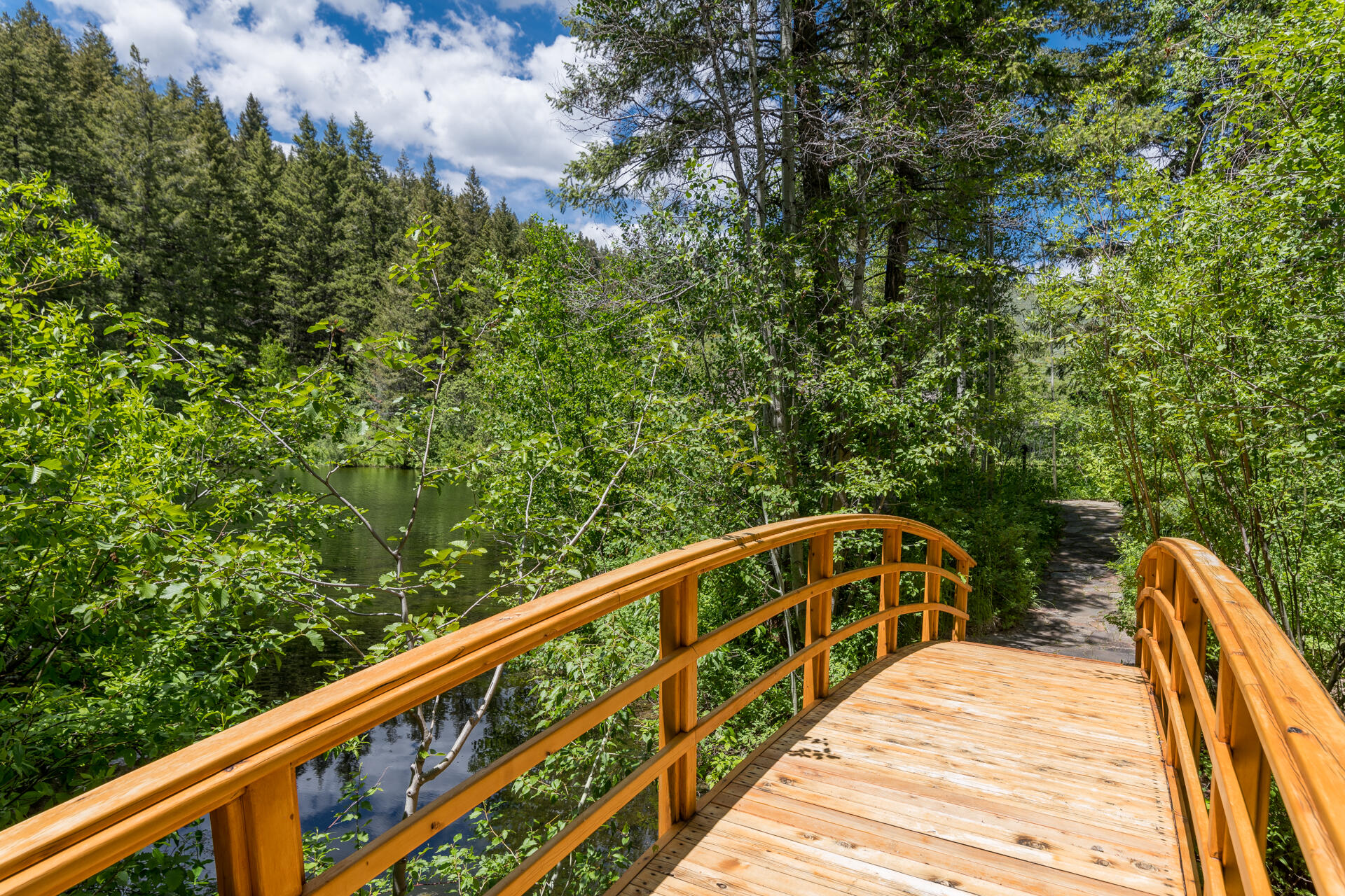 Bridge to the trails