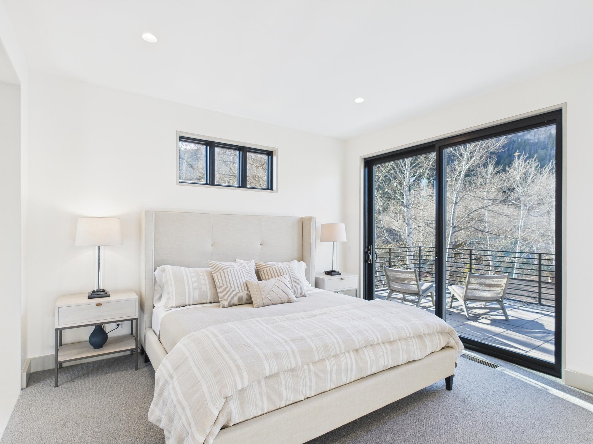 Upper level primary bedroom