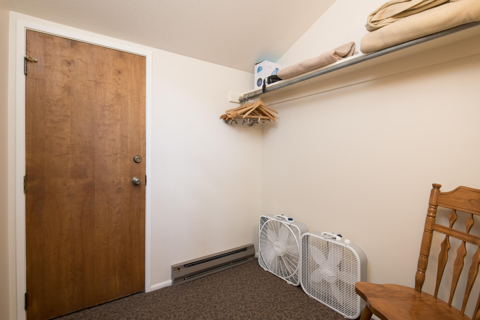 Upstairs bedroom closet