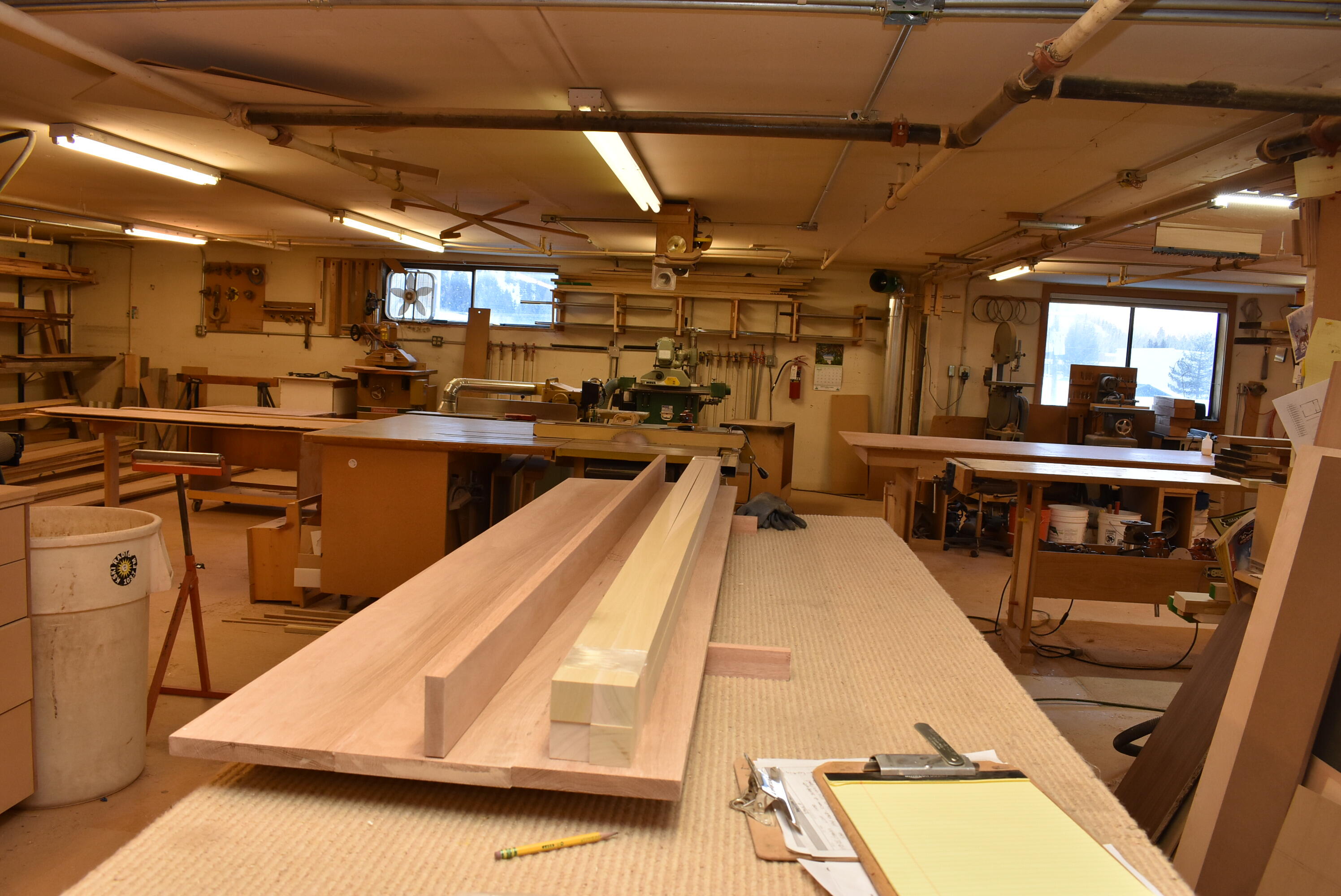 (Before) Upstairs Mezzanine/Wood Shop