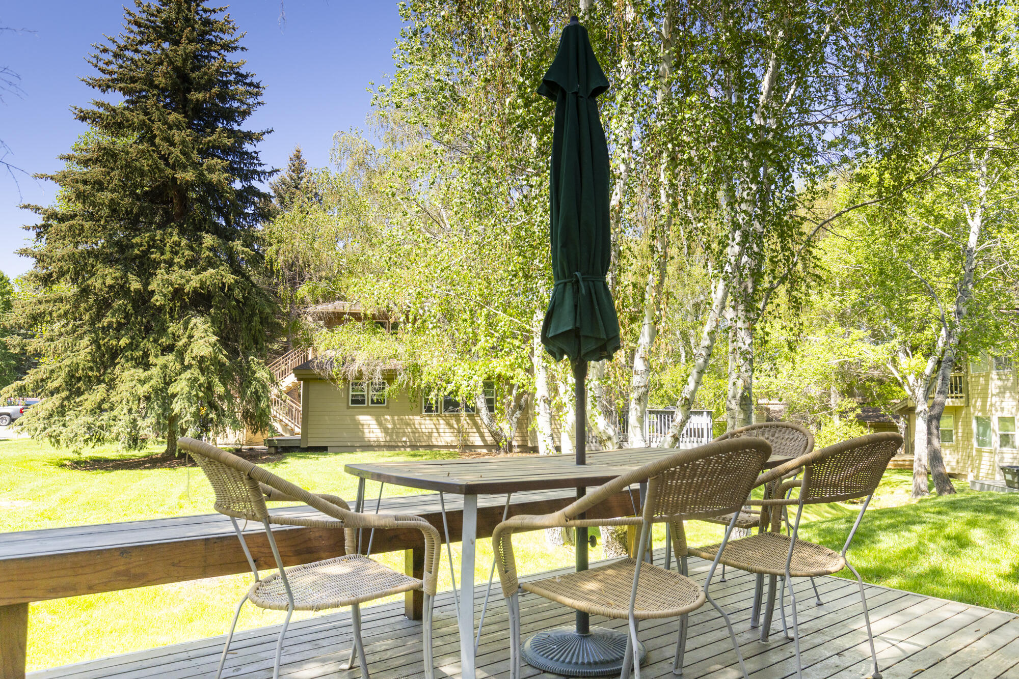 Deck Overlooking Small Creek